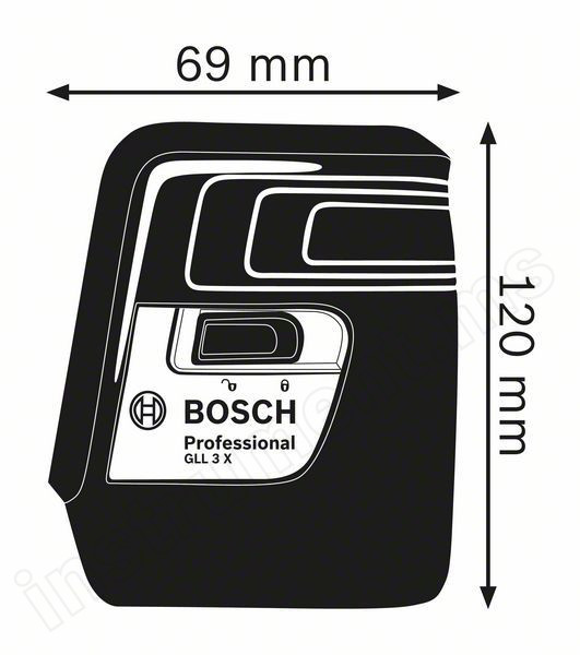 Нивелир лазерный Bosch GLL 3X   арт.0601063CJ0 - фото 7